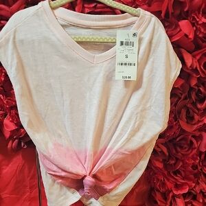 Epic Threads NWT Girls Pink Tie-Dye Knotted Tee Size Small